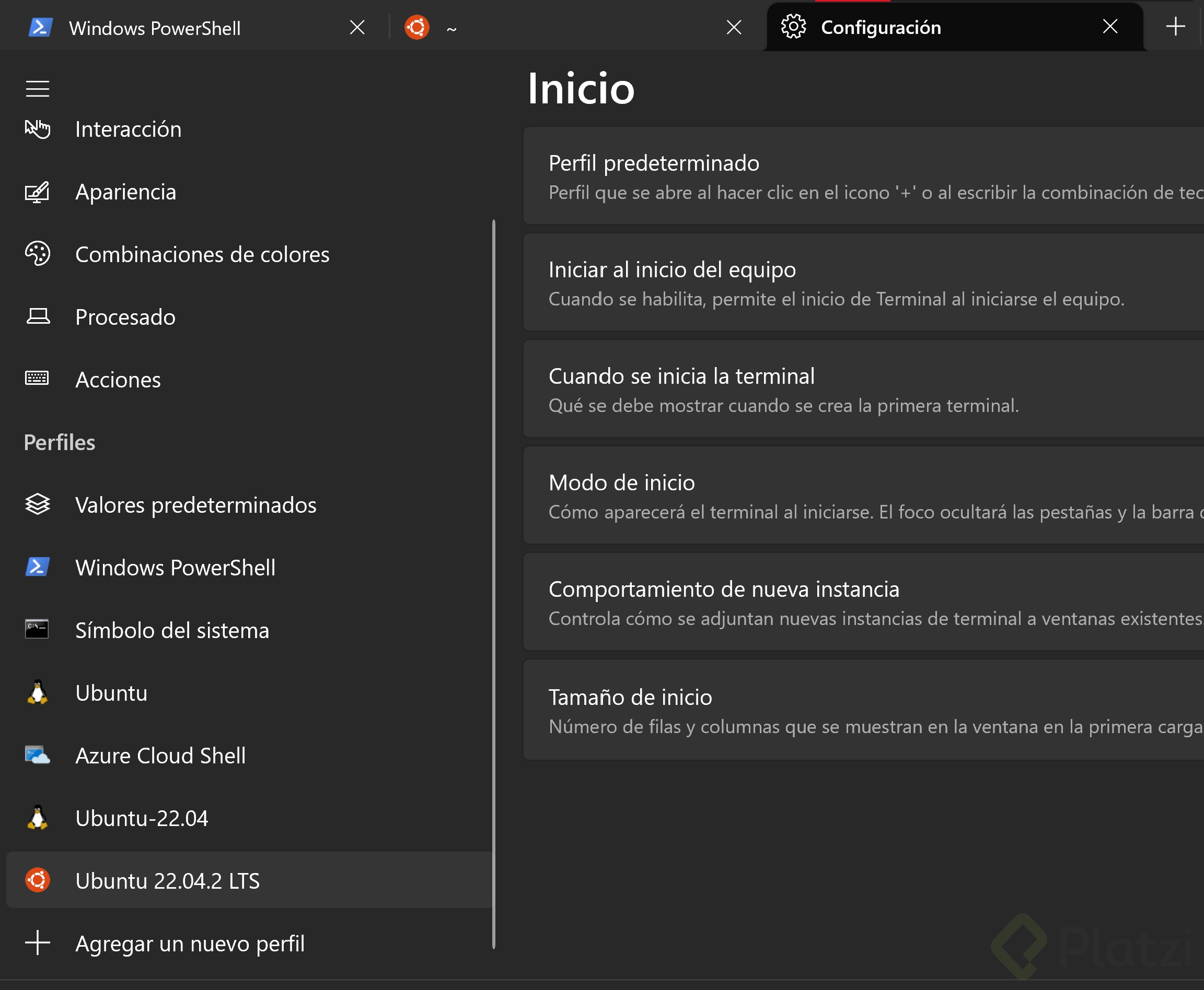 Personalizacion de terminal en WSL con zsh y Powerlevel10k